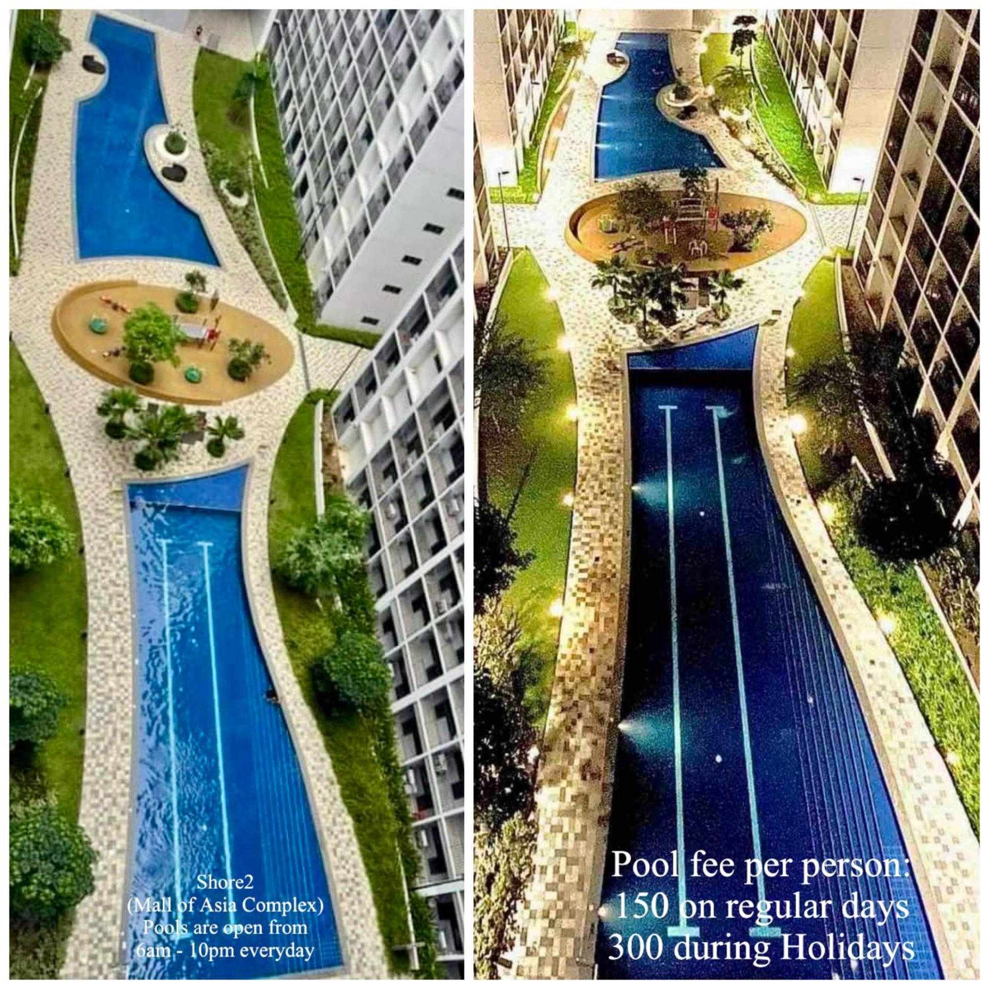 2 Side-By-Side P00L Front Condos, 6 Beds, 2 Cr, 2 Kitchen For 10 Guests At Moa Manila Exterior foto
