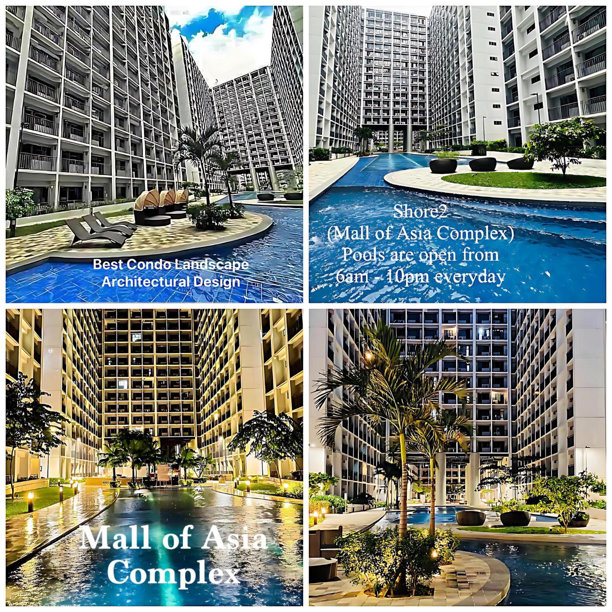 2 Side-By-Side P00L Front Condos, 6 Beds, 2 Cr, 2 Kitchen For 10 Guests At Moa Manila Exterior foto
